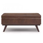 Mesa de centro otomana grande con tapa elevable Ethan - WyndenHall