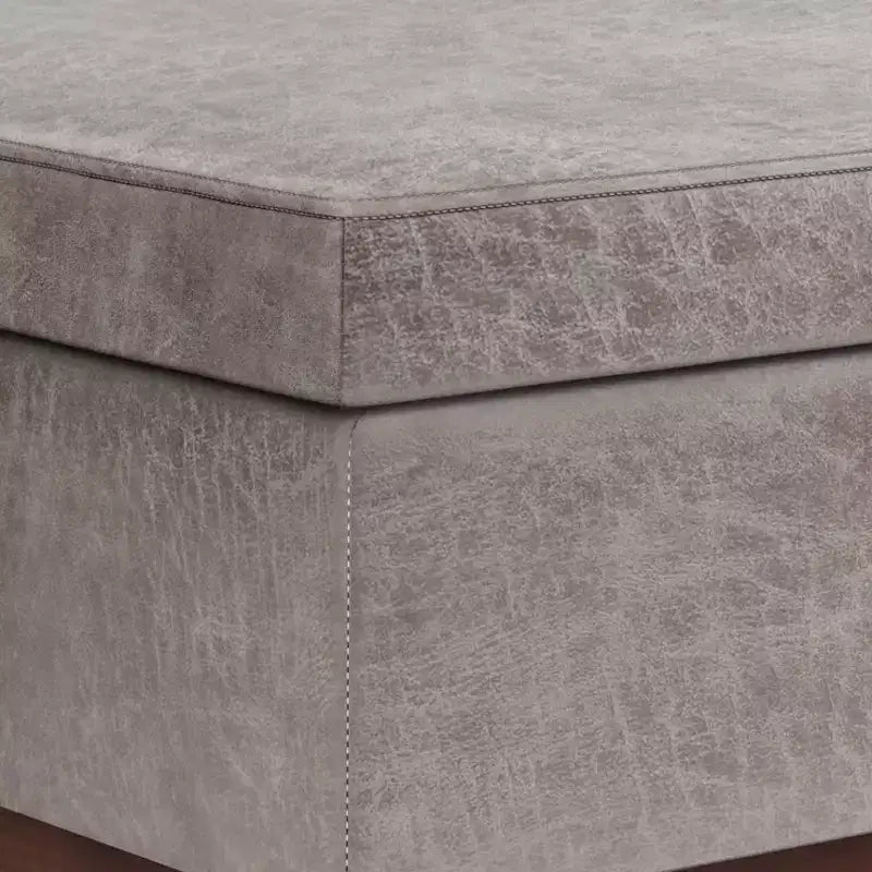 Mesa de centro otomana grande con tapa elevable Ethan - WyndenHall