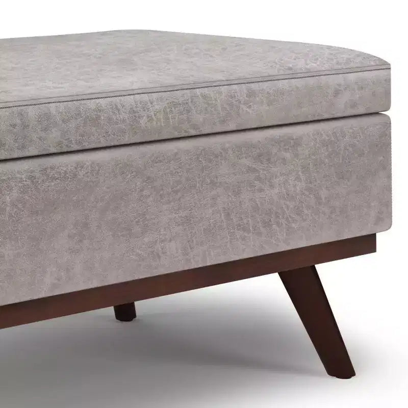 Mesa de centro otomana grande con tapa elevable Ethan - WyndenHall