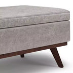 Mesa de centro otomana grande con tapa elevable Ethan - WyndenHall