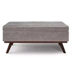 Mesa de centro otomana grande con tapa elevable Ethan - WyndenHall
