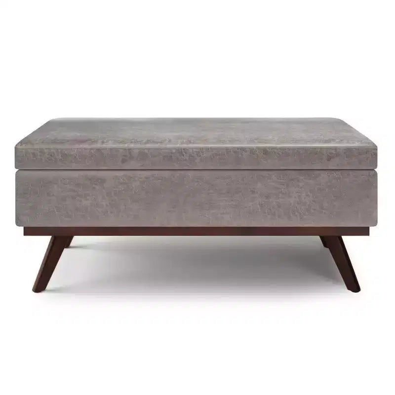 Mesa de centro otomana grande con tapa elevable Ethan - WyndenHall