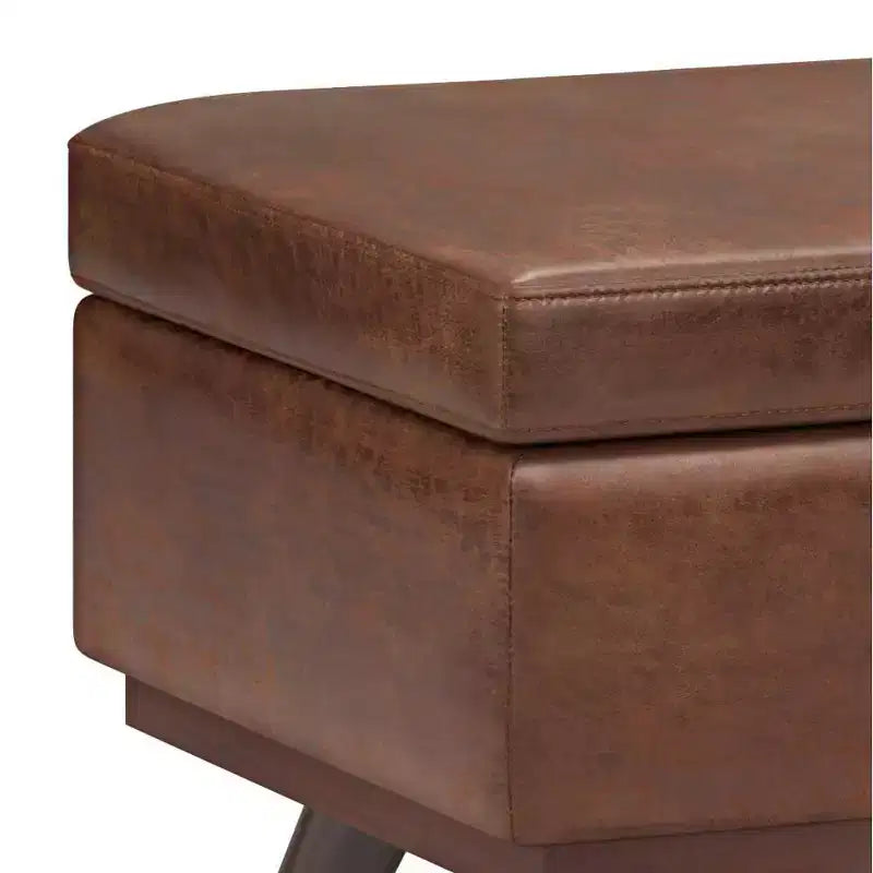 Mesa de centro otomana grande con tapa elevable Ethan - WyndenHall