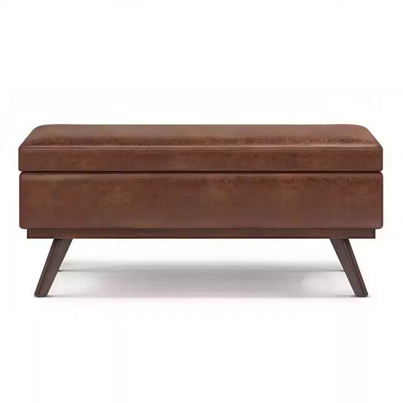 Mesa de centro otomana grande con tapa elevable Ethan - WyndenHall