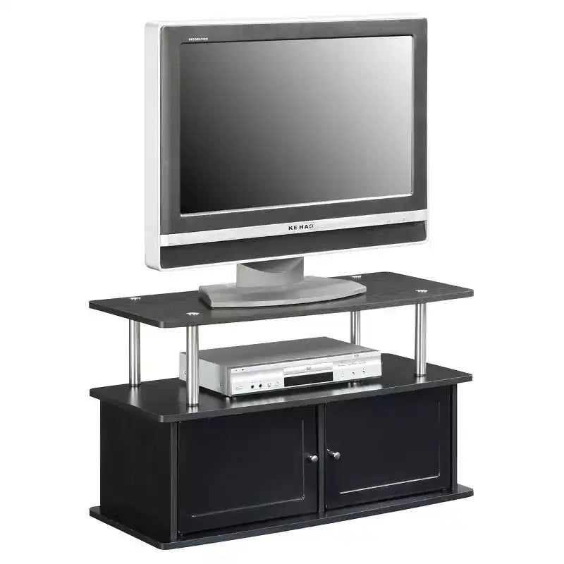 Mueble para TV Designs2Go para televisores de hasta 49 pulgadas con 2 armarios de almacenamiento y estante - Breighton Home