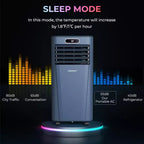 Costway 6000 BTU (10000 BTU ASHRAE) Portable Air Conditioner w/ Remote Control 3-in-1 Air Cooler w/ Drying