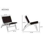 Juego de 2 sillones decorativos de piel sintética Maintenon - Manhattan Comfort