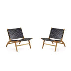 Juego de 2 sillones decorativos de piel sintética Maintenon - Manhattan Comfort