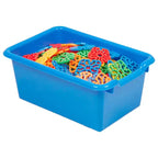 Casillero para abrigos colgante ECR4Kids de 10 secciones con estante y 10 compartimentos frontales tipo pala, almacenamiento tipo cubículo