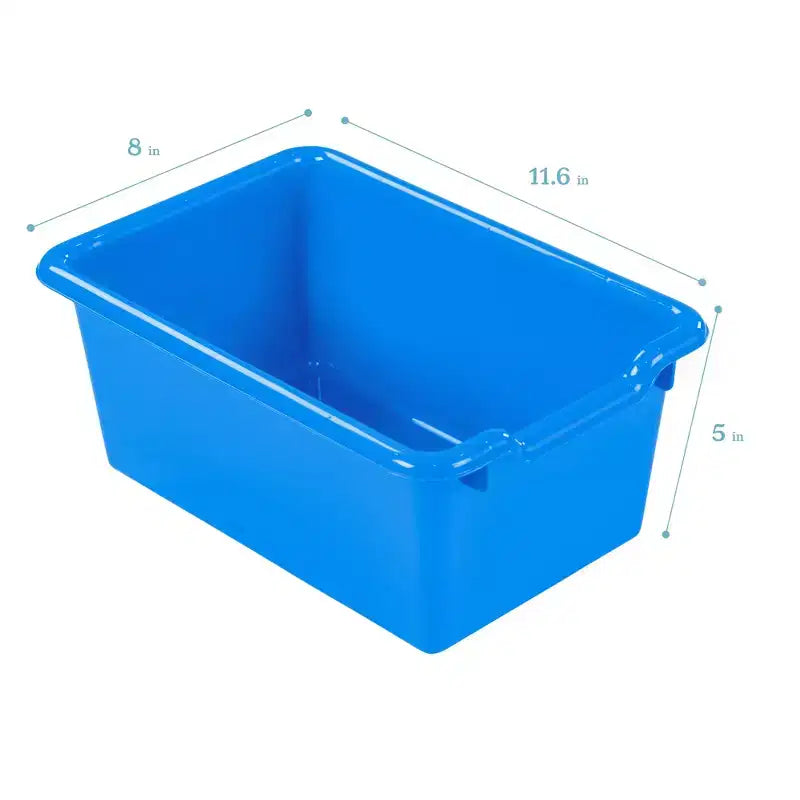 Casillero para abrigos colgante ECR4Kids de 10 secciones con estante y 10 compartimentos frontales tipo pala, almacenamiento tipo cubículo