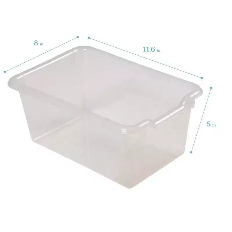 Casillero para abrigos colgante ECR4Kids de 10 secciones con estante y 10 compartimentos frontales tipo pala, almacenamiento tipo cubículo
