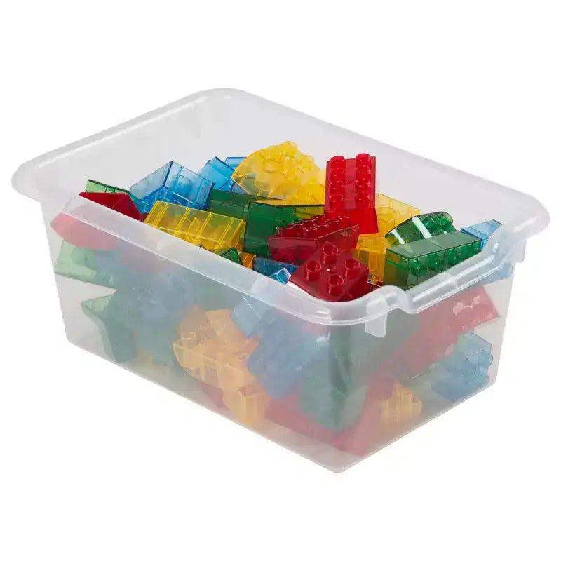 Casillero para abrigos colgante ECR4Kids de 10 secciones con estante y 10 compartimentos frontales tipo pala, almacenamiento tipo cubículo