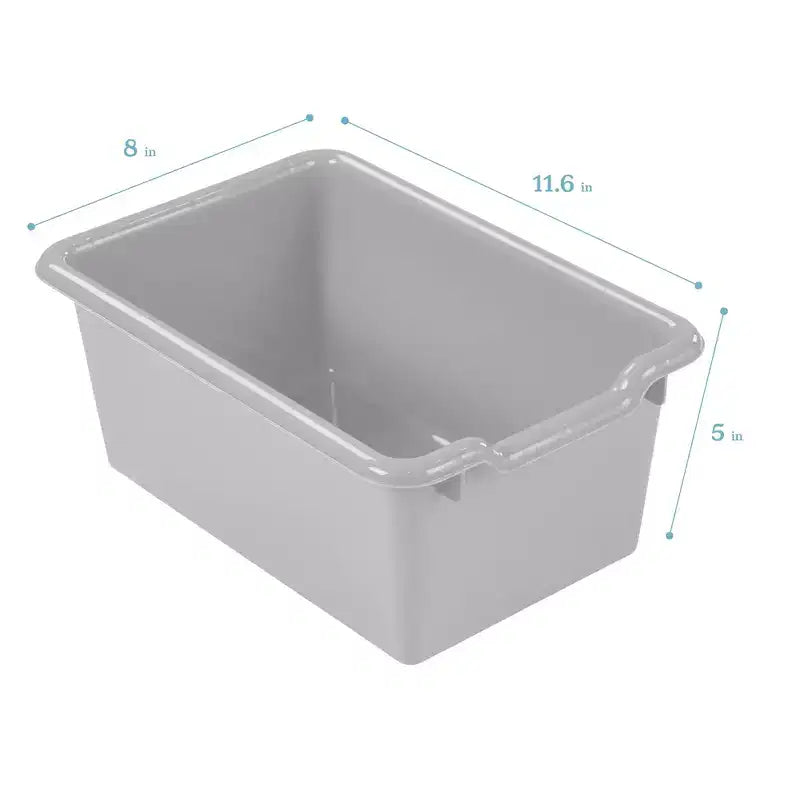Casillero para abrigos colgante ECR4Kids de 10 secciones con estante y 10 compartimentos frontales tipo pala, almacenamiento tipo cubículo