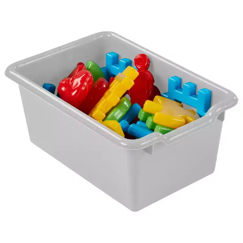Casillero para abrigos colgante ECR4Kids de 10 secciones con estante y 10 compartimentos frontales tipo pala, almacenamiento tipo cubículo