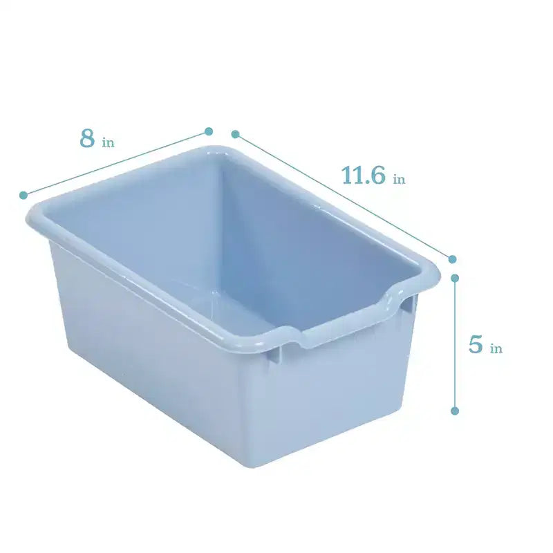 Casillero para abrigos colgante ECR4Kids de 10 secciones con estante y 10 compartimentos frontales tipo pala, almacenamiento tipo cubículo