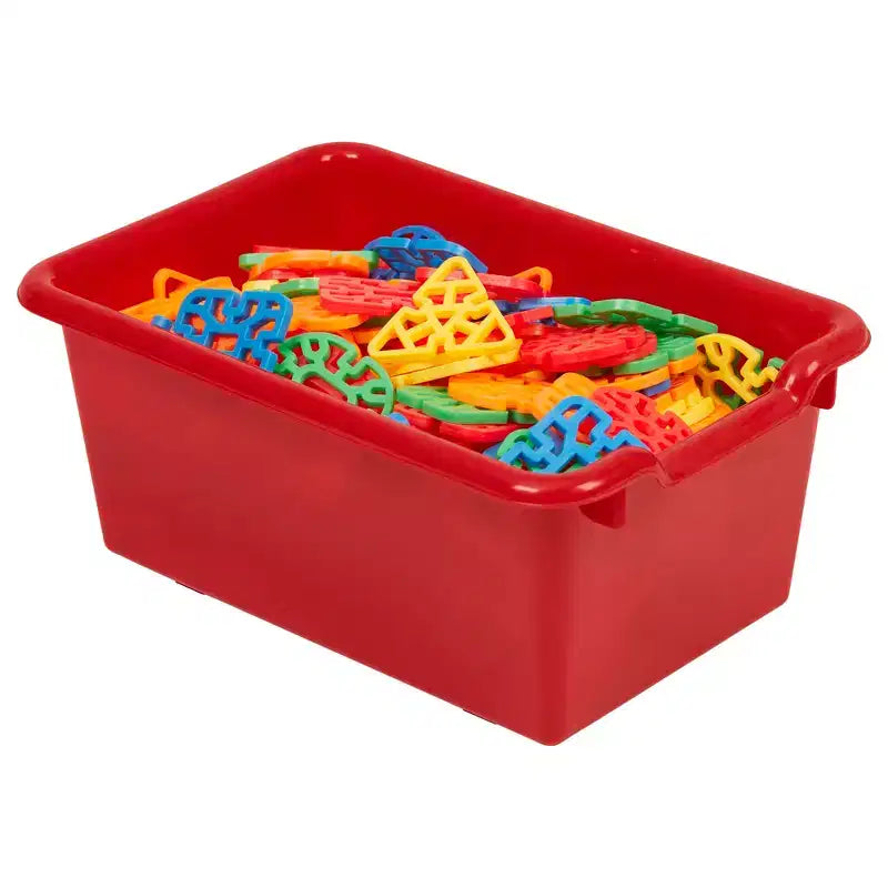 Casillero para abrigos colgante ECR4Kids de 10 secciones con estante y 10 compartimentos frontales tipo pala, almacenamiento tipo cubículo