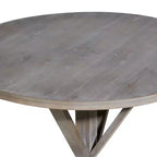 Mesa auxiliar rústica de madera de 31 x 29 pulgadas - Olivia & May