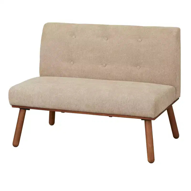 Juego de comedor tapizado moderno de mediados de siglo Neha de 4 piezas para 4 personas Buylateral