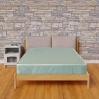 Continental Sleep, colchón híbrido con resortes embolsados y cubierta ajustada de vinilo, impermeable, de 9 pulgadas de altura, firmeza media