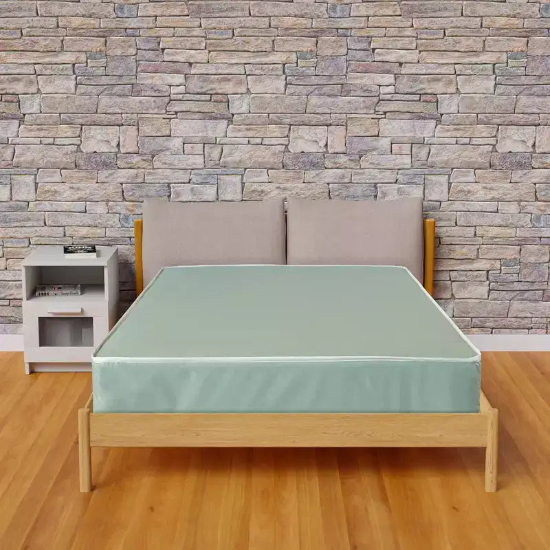 Continental Sleep, colchón híbrido con resortes embolsados y cubierta ajustada de vinilo, impermeable, de 9 pulgadas de altura, firmeza media