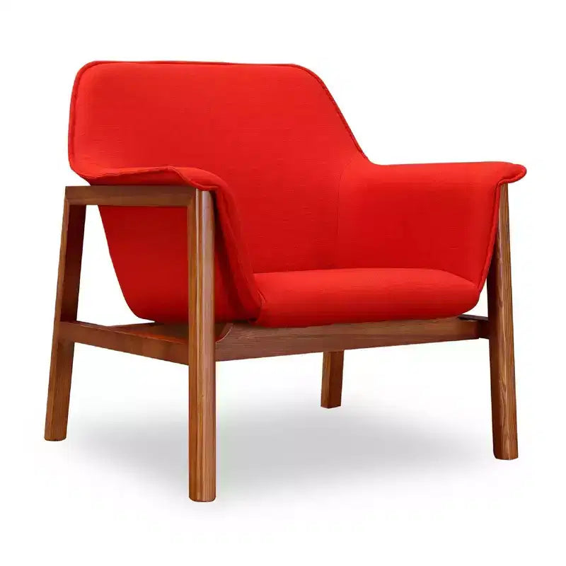Sillones decorativos de tejido de lino