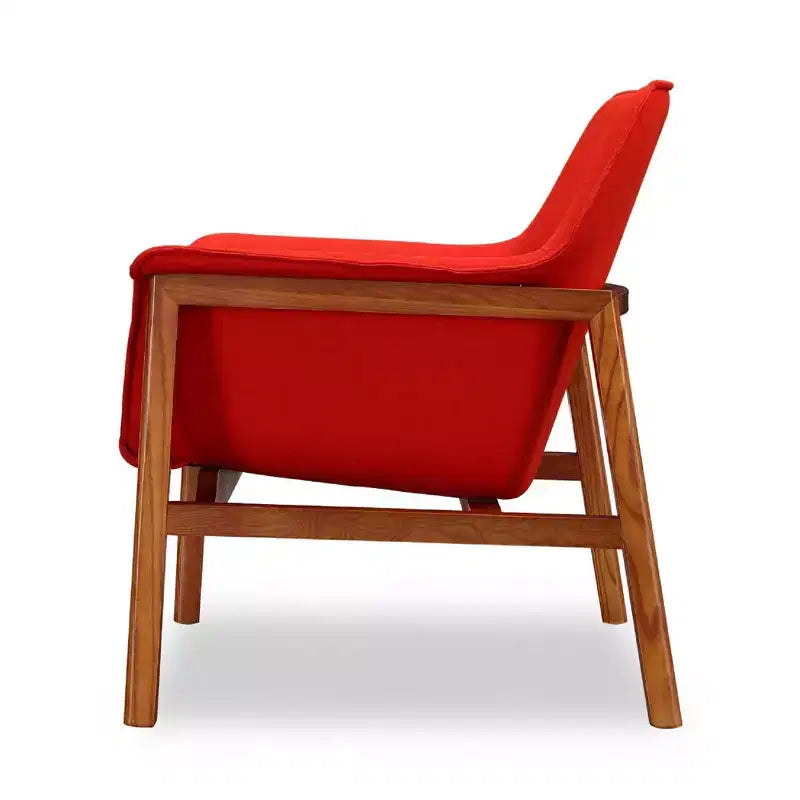 Sillones decorativos de tejido de lino