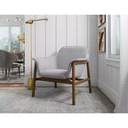 Sillones decorativos de tejido de lino