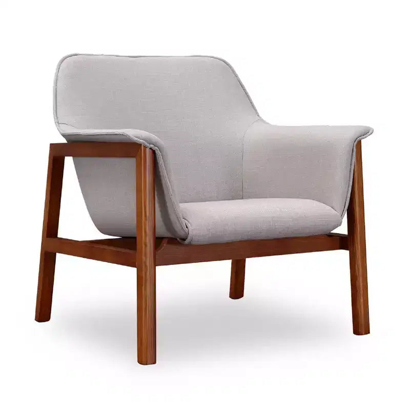 Sillones decorativos de tejido de lino