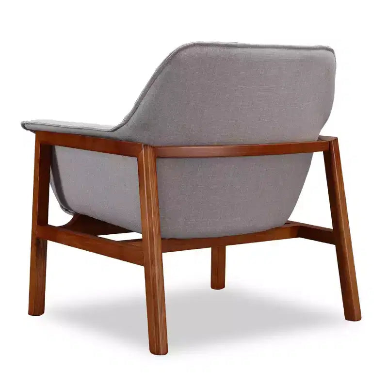 Sillones decorativos de tejido de lino
