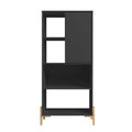 60.43 Bowery 5 Shelf Bookshelf - Manhattan Comfort