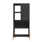 60.43 Bowery 5 Shelf Bookshelf - Manhattan Comfort