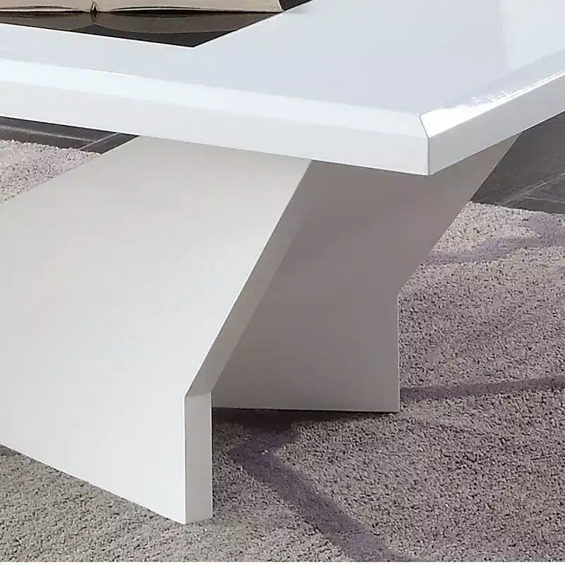 Mesa de centro con inserto de cristal templado Manke - miBasics