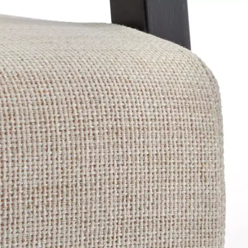 Lifestorey Hannah - Silla decorativa de madera maciza con respaldo de rejilla