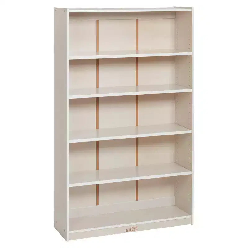 Estantería clásica de madera ECR4Kids con estantes ajustables, 60 pulgadas, estantería para el aula
