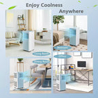 Costway 7100 BTU (10000 BTU ASHARE) Portable Air Conditioner 3-in-1 AC Unit with Cool Dehum Fan Sleep Mode