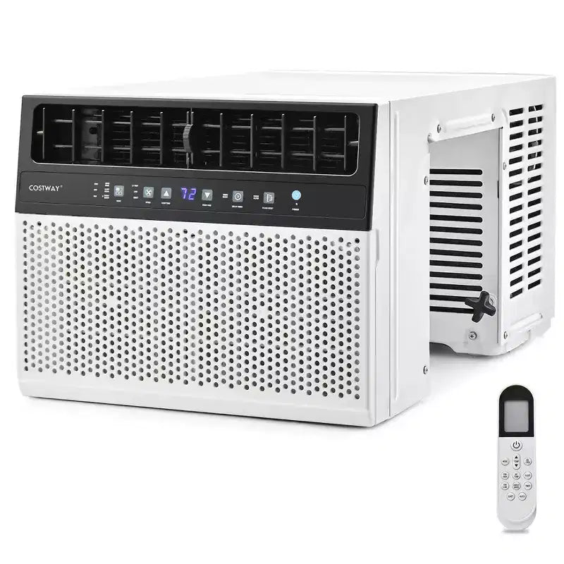 Costway 8100 BTU (12000 BTU Ashrae) Window Air Conditioner with Remote, LED Control Panel, up to 400 Sq.Ft.