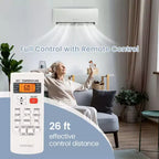 Costway 18,000 BTU Mini Split Air Conditioner AC Unit with Heat Pump & Remote Control