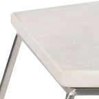 Mesa auxiliar Abella Pentagon - FOX4515 - Plateado - Safavieh Couture