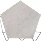 Mesa auxiliar Abella Pentagon - FOX4515 - Plateado - Safavieh Couture