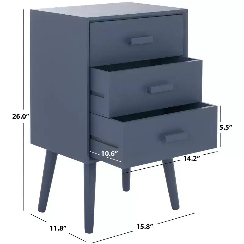 Mesa auxiliar de 3 cajones Pomona - CHS5700 - Safavieh
