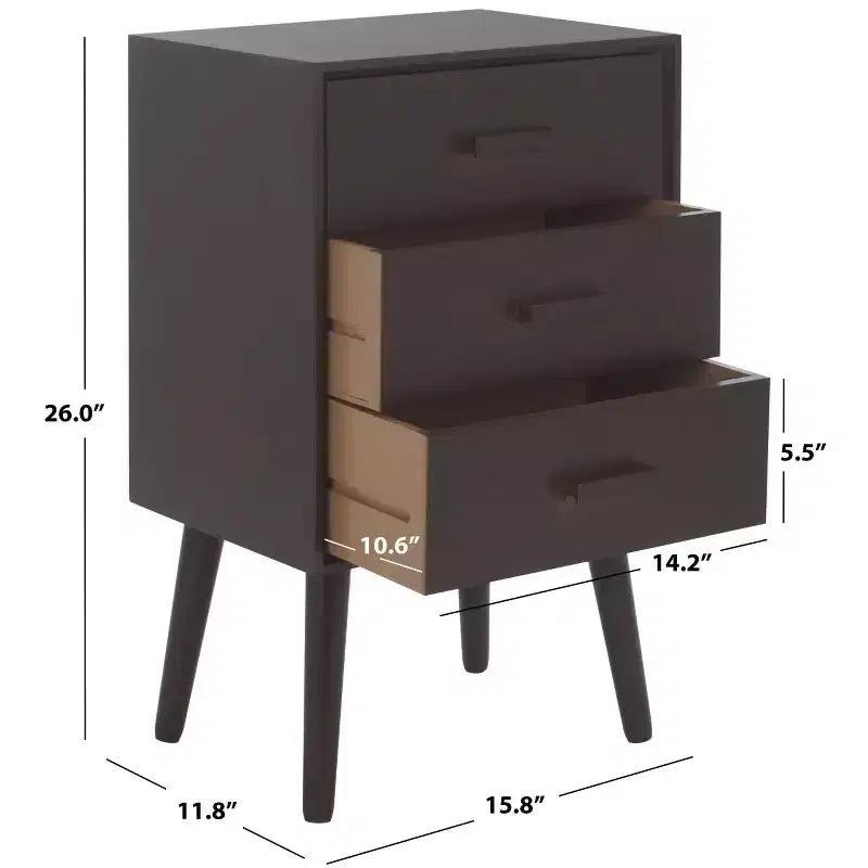 Mesa auxiliar de 3 cajones Pomona - CHS5700 - Safavieh