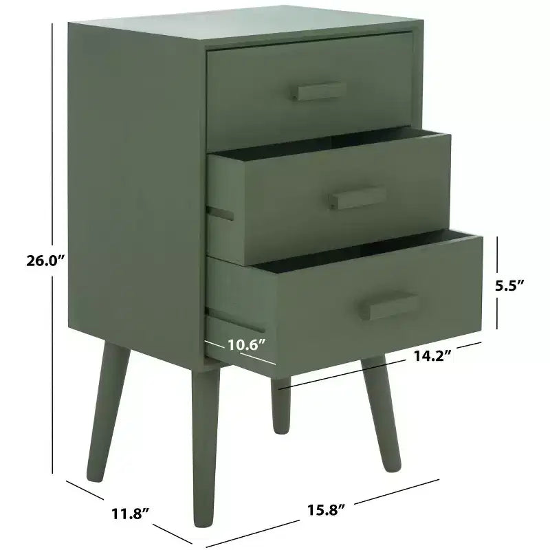 Mesa auxiliar de 3 cajones Pomona - CHS5700 - Safavieh