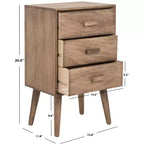 Mesa auxiliar de 3 cajones Pomona - CHS5700 - Safavieh