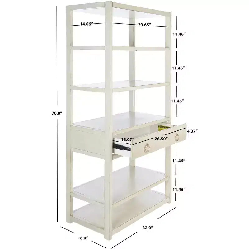 Johni Etagere de 1 Cajón y 5 Estantes - ETG9200 - Safavieh