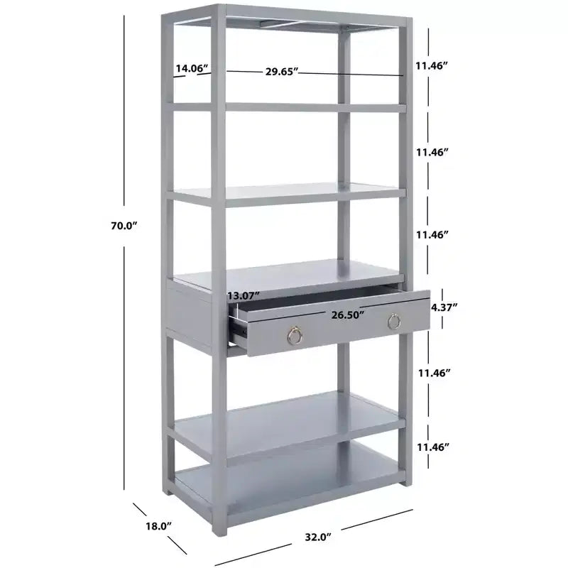Johni Etagere de 1 Cajón y 5 Estantes - ETG9200 - Safavieh