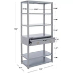 Johni Etagere de 1 Cajón y 5 Estantes - ETG9200 - Safavieh