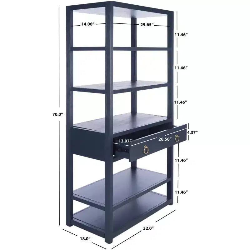 Johni Etagere de 1 Cajón y 5 Estantes - ETG9200 - Safavieh