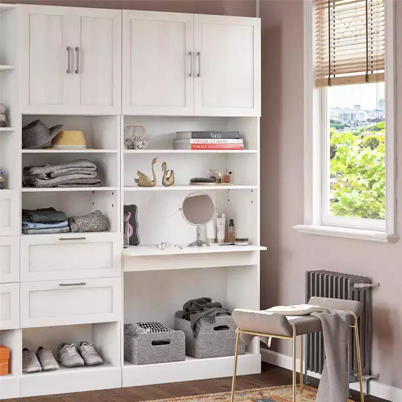Ameriwood Home Armario Modular de Tocador Elba, Roble Marfil