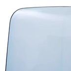LeisureMod Silla de Comedor de Acrílico con Diseño de Borde en Cascada Murray con Elegante Asiento Moldeado, Estilo Moderno para Cocina, Comedor, Oficina, Sala de Estar o Cafetería