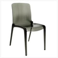LeisureMod Silla de Comedor de Acrílico con Diseño de Borde en Cascada Murray con Elegante Asiento Moldeado, Estilo Moderno para Cocina, Comedor, Oficina, Sala de Estar o Cafetería